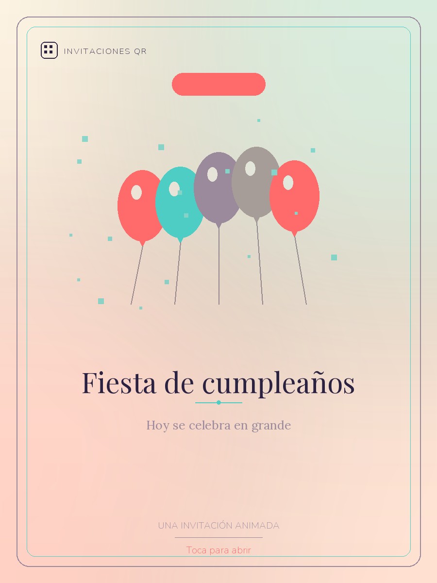 Portada de la plantilla Fiesta de cumpleaños