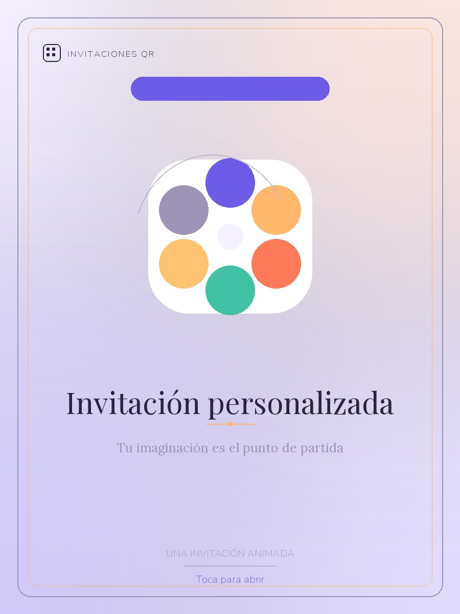 Portada de Invitación personalizada