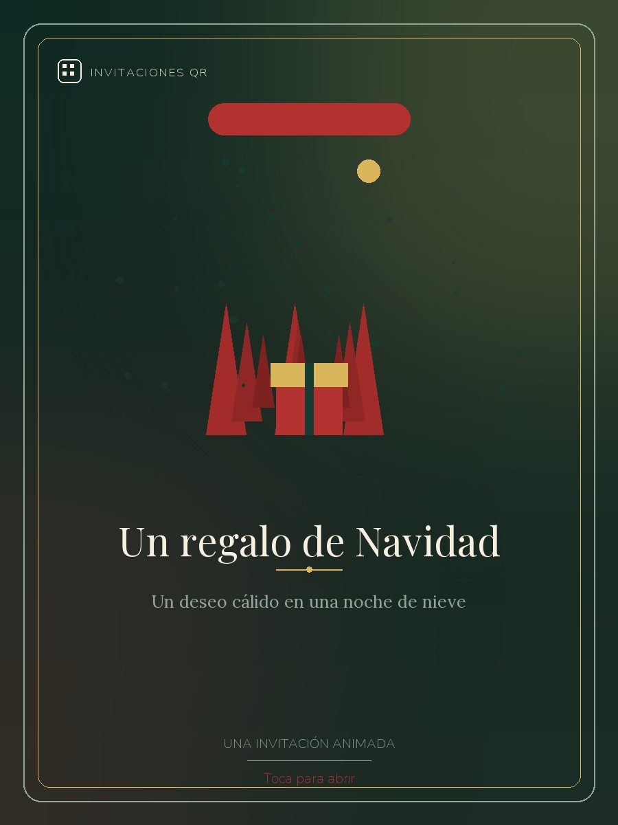 Portada de la plantilla Un regalo de Navidad